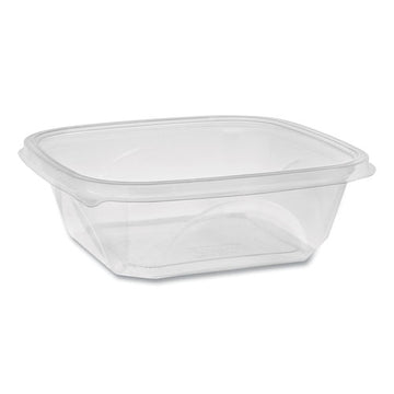 Pactiv Evergreen Earthchoice Recycled Pet Square Base Salad Containers, 32 Oz, 7 X 7 X 2, Clear, 300-carton freeshipping - TVN Wholesale